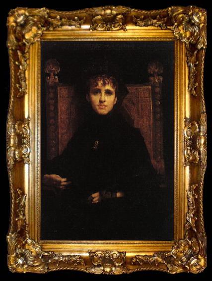 framed  Paul Delaroche Madame Georges Bizet, ta009-2